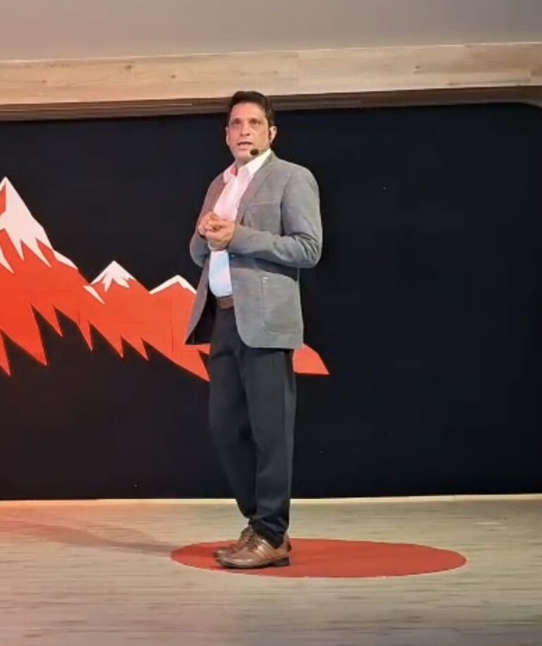 Shahid Ansari Inspires Youth at TEDx Oxford School with Talk on Building Ecosystems Against the Odds